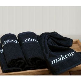 Black makeup remover washcloth clearance