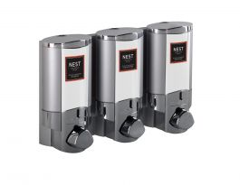 Nest Branded Dispensers for Hotel and Guestroom Amenities