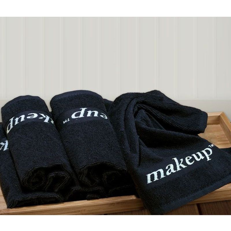 Black Make Up Washcloths Set – The Pillow Bar