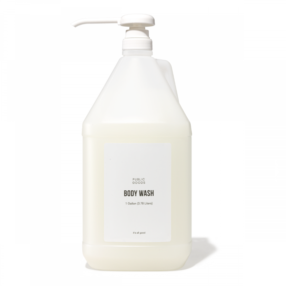 PUBLIC GOODS Body Wash Gallon Sized Refill 128 fl oz Amenity Supplies