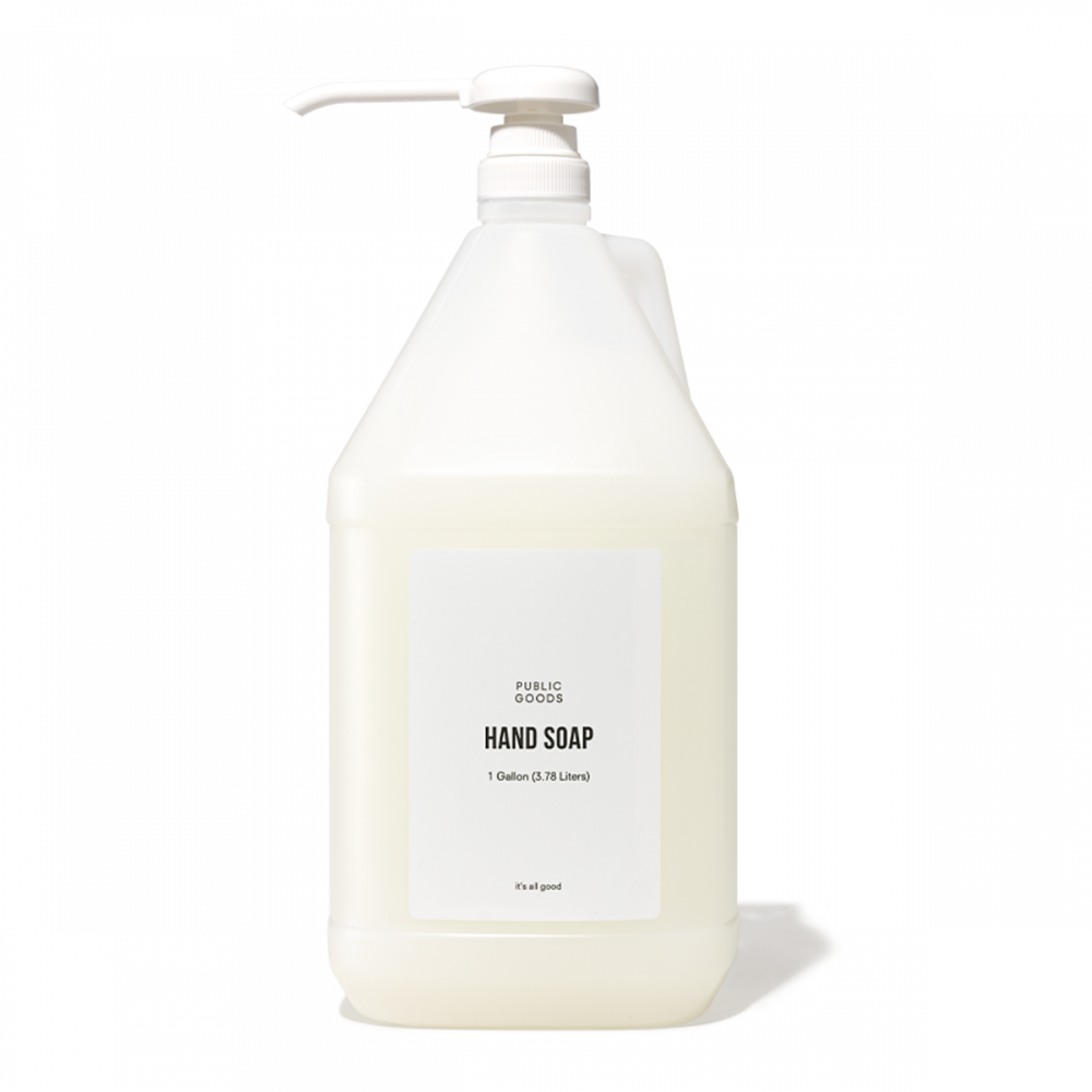 PUBLIC GOODS Hand Soap Gallon Sized Refill 128 fl oz Amenity Supplies