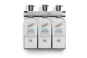 Soapbox Sea Minerals & Blue Iris - Aquamenities Triple Amenity Station Fixture