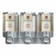 AVIVA III Amenity Dispenser Satin Silver/Translucent for Proterra