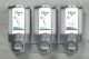 AVIVA III Amenity Dispenser Satin Silver/Translucent for Dove