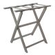 Luggage Rack Tall - Eco Poly Light Grey with 4 Grey Nylon Straps