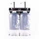 Aquamenities Double Amenity Station Fixture - Gray Bottles