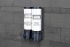 Ophardt Black Double Dispenser with Refillable Beekman 1802 Fresh Air Bottles