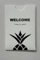 Key Card Sleeves with Black Pineapple