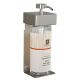 SOLera Dispenser Satin Silver 1-Chamber Oval Bottle - Proterra